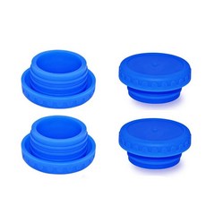 물통 뚜껑 냉온수기용 리필용 보관용 재사용 물병 교체용, 1개, F형 구멍 없음 4개