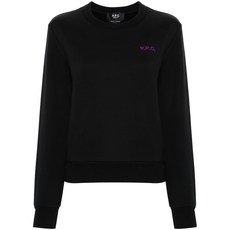 A.P.C. 플록 로고 스웨트셔츠
