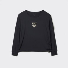 보드라이더스 록시 UPF50+ 써머 베케이션 루즈 긴팔 래쉬가드(RF21RS069BLK)_CA