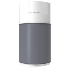 GermGuardian AirSafe XL 침실 스마트 공기 청정기 UV C Wi Fi 앱 지원 360도 트루 헤파 필터 반려동물 비듬 먼지 연기 AQI 모니터 AC3250 블, 화이트 및 그레이