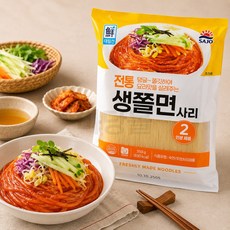 사조대림 대림선 생쫄면 숙면 실온, 350g, 2개