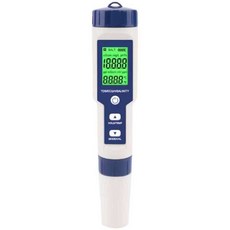 고정밀 해수용 염도계 소금 물 농도 염도 측정기 ph, (염분+ph+TDS+전도도+온도), 1개