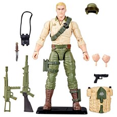 G.I. Joe Classified 시리즈 레트로 카드백 듀크 수집용 15.2cm(6인치) 액션 피규어 액세서리 10개 포함, G.I. Joe Classified 시리즈 레트로 카드