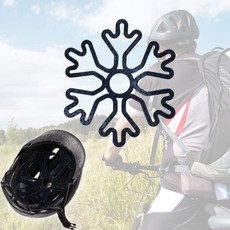 헬멧 실리콘 패드 머리보호 이너패드 자전거 오토바이 라 헬멧 머리눌림방지 내피 쿨패드 자전거 캡 이너, 1개, 상세페이지 참조