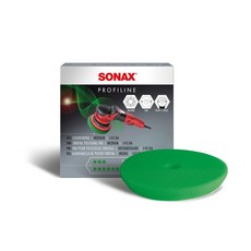 소낙스 DA용 마감패드 165MM(6.5인치/미디엄) 그린/옐로우 색상랜덤, 1개