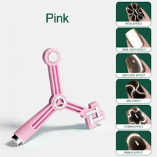 네일팝 4-IN-1 강력 자석 캣아이 젤 폴리쉬 삼각형 스틱 5가지 스타일 효과 아트 홈툴 1개, 01 SHYCT-002