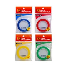 엠 컬러 마스킹테이프 12mm×10m 가구 차량 도색, [2260660]녹색