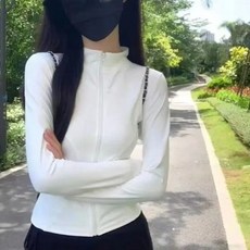 立領防曬衣女薄款速幹短款夏季戶外防紫外線上衣