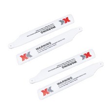 4PCS K100.005 WLTOYS 용 메인 블레이드 프로펠러 패들 XK K110 K110S K100 RC 비행기 예비 부품 액세서리, 하얀색
