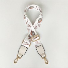 【mamabao】包包背帶 可調節長短 民族風帆布肩背帶 側背帶 斜背帶 替換背帶 相機背帶, 1個, 熱氣球白