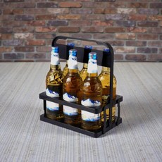 6구 음료 캐리어 맥주 커피 음료수 테이크아웃, 2-커피캐리어-블랙, 1개