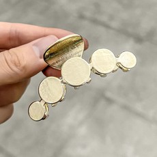 夏季盤髮鯊魚夾頭飾, 1個, 彩繪蝴蝶抓夾光面