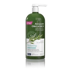 Avalon Organics 테라피 씨크닝 컨디셔너 32 oz 비오틴 B 콤플렉스 함유, 32 Fl Oz (Pack of 1)
