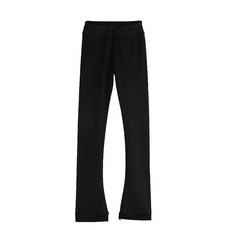 피겨스케이트 훈련복 레깅스 방한 연습복 블랙 S, E. M