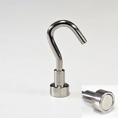 3중 도금 강력 자석 고리 8mm 원형 마그네틱 냉장고 현관문 후크 걸이 홀더