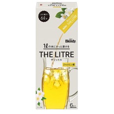 AGF Blendy 더리터 자스민차 1리터용 6스틱 x 3상자, 6개입