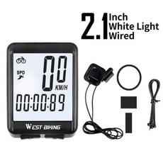 West biking gps 자전거 컴퓨터 무선 자동 백라이트 유선 차량 속도계 이정표 자전거 초시계 자전거, 컴퓨터 q, 17 Computer Q, 1개