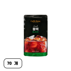 카페베네 커피파우치 블랙, 190ml, 70개