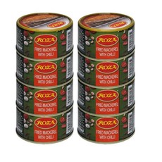 태국 ROZA 로자 튀긴 고등어 칠리 소스 통조림 150g, 8개