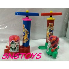 古早味 玩具打氣筒 附小汽球 高18cm, 1個