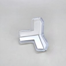 투명 실리콘 T자형 코너 모서리보호대 소형