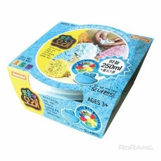 로랑마켓 놀이용 모래 250ml 하늘색 샌드아트모래 모래놀이도구 촉감놀이재료