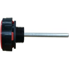 유압유 저장소 공기 호흡기 드립스틱 포함 | 덤프 캡 교체용 자동차 유압 시스템용 빨간 제습기 캡지름 1.26인치, ∅1.26 inches