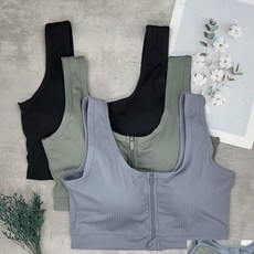 慕奶衣(669)羅紋拉鍊運動內衣(U背)M 3XL(BCD)杯