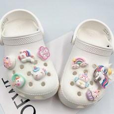 유니콘 호환 신발악세사리 LED 10PCS 파츠 세트