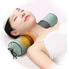 럭키페니 메밀 경추베개, 1개, 그린