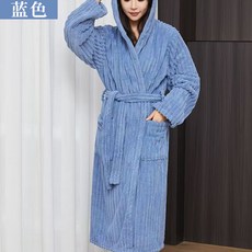 珊瑚絨浴袍 加厚柔軟吸水 情侶成人睡衣 家居服 男女洗澡睡袍