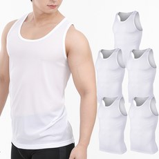 男款夏季涼感機能性Aerocool貼身運動衣 大尺碼 5件