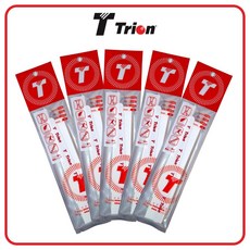트라이온 GUN-2 오버그립 개별포장 배드민턴그립 라켓그립 낚시그립, 5개, 화이트