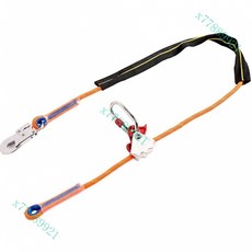 高空作業安全繩耐磨工地施工保險帶防墜落, 抓繩器+板鉤, 1個