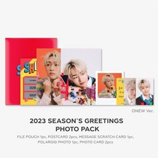 SHINee 2023 SEASON'S GREETINGS COLLECT BOOK (MINHO Ver.), 1個, 01.照片包,MINHO