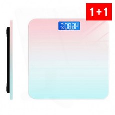 디지털 체중계 온도계 욕실 측정기 체중 몸무게 가정용 LCD, 1개, 상세페이지 참조, GSAM 그라데이션 체중계