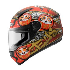 瑞獅 ZEUS ZS-811 AL35 彩繪 小帽體 鐵插扣 全罩式安全帽 公司貨, 消光黑紅,L