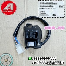宏佳騰 AEON STR250 STR300 原廠開關組：左開關、右開關、喇叭開關、方向燈開關、遠近燈開關、啟動開關、大燈開關, 1個, 右35870207-000