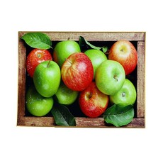 꾸미아트 해바라기 잉어 목단 부엉이 풍수인테리어 그림액자 돈벼락 사업운 대박복, 1개, 20x30 사과