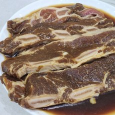 양념 LA갈비 꽃갈비 500g 추석 설날명절선물세트 가족친지 방문선물, 단품
