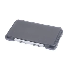 낚시 미끼 루어 보관함 스펀지 패드 단단한 잠금 버클 휴대용 완벽방수 케이스 용품, 02 Gray