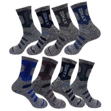 8雙襪子熊貓男士運動雙樁登山襪, 男用