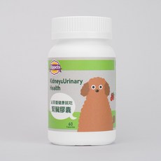 Zippets 吉沛思 狗狗腎臟保健膠囊 60顆 守護腎臟與排泄系統, 泌尿+腸道健康, 2個