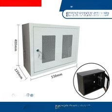 허브 네트워크 장비 캐비닛 공유기 통신 유선, 0x0x0cm, 4U 디럭스 W530 D220 B, 기본 색상, 1개