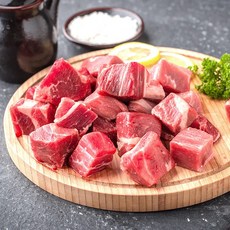 (배터짐) 캠핑가자! 숙성 양고기 모음 양숄더랙 소스 2가지 증정 (일요일&당일발송), 1개, 냉동 양깍두기 1Kg