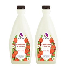 포모나 딸기 스무디 2kgX2병/에이드/음료/쉐이크, 2kg, 2개