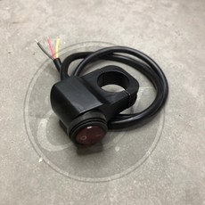 CJ 防水紅色開關，堅固耐用，防水防潮，適用於DIY項目及工業應用, 1個