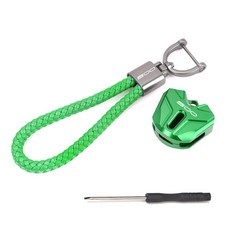 Z500 Ninja500 ABS Z 500 SE 2024 + CNC 오토바이 키 쉘 케이스 커버 열쇠 고리 액세서리