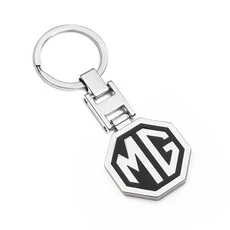 MG ZS 5 7 6 사이버스터 EV ONE 3SW MARVEL-R 용 자동차 엠블럼 키체인 스타일링 키링 액세서리, 01 Black