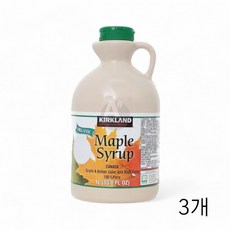 커클랜드 유기농 단풍시럽 메이플시럽 1L X 3개, 1ml, 1개